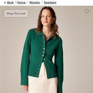 J. Crew Milano-stitch cinched-waist cardigan- NWT 🌟